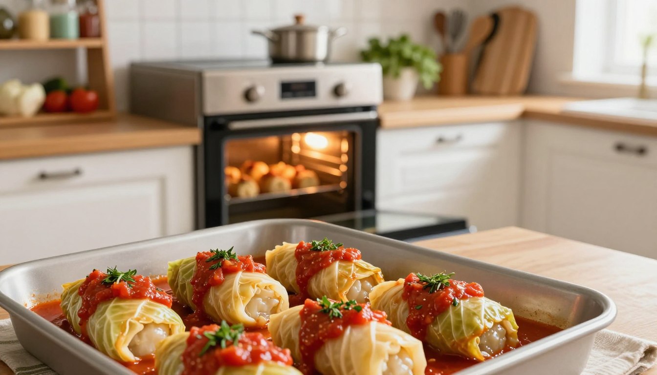 Jak upiec gołąbki w piekarniku