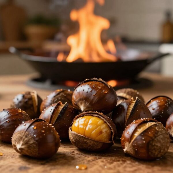 Jak upiec kasztany: nacięcie, czas i temperatura – żeby łatwo się obierały