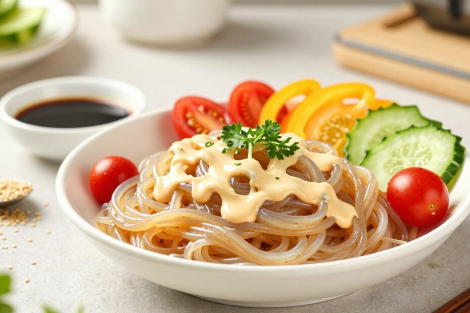 Makaron konjac z czym jeść