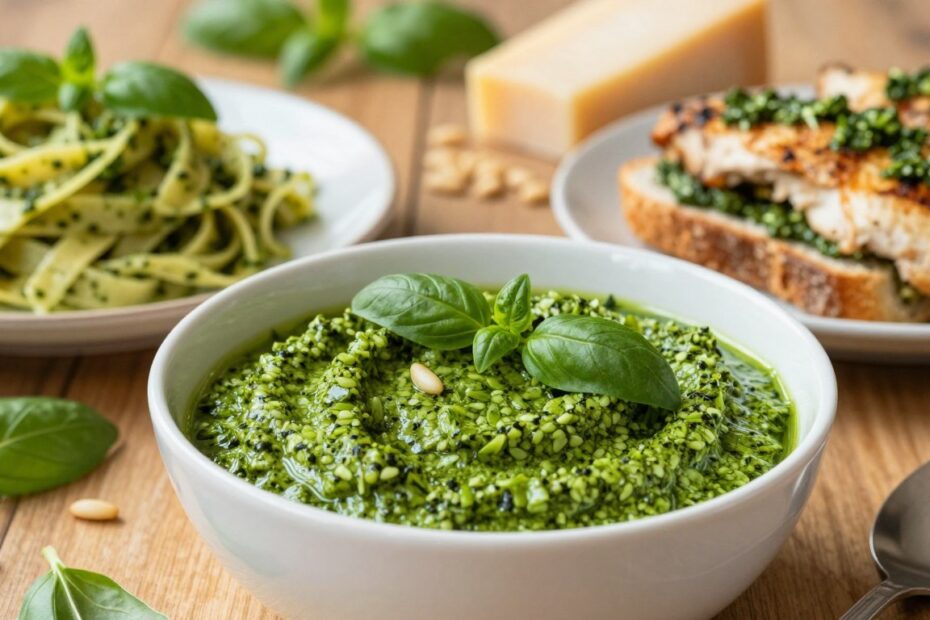 Pesto z czosnku niedźwiedziego z czym jeść