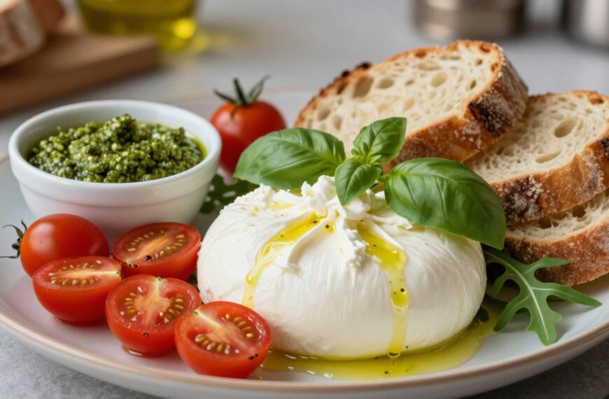 Ser burrata z czym jeść