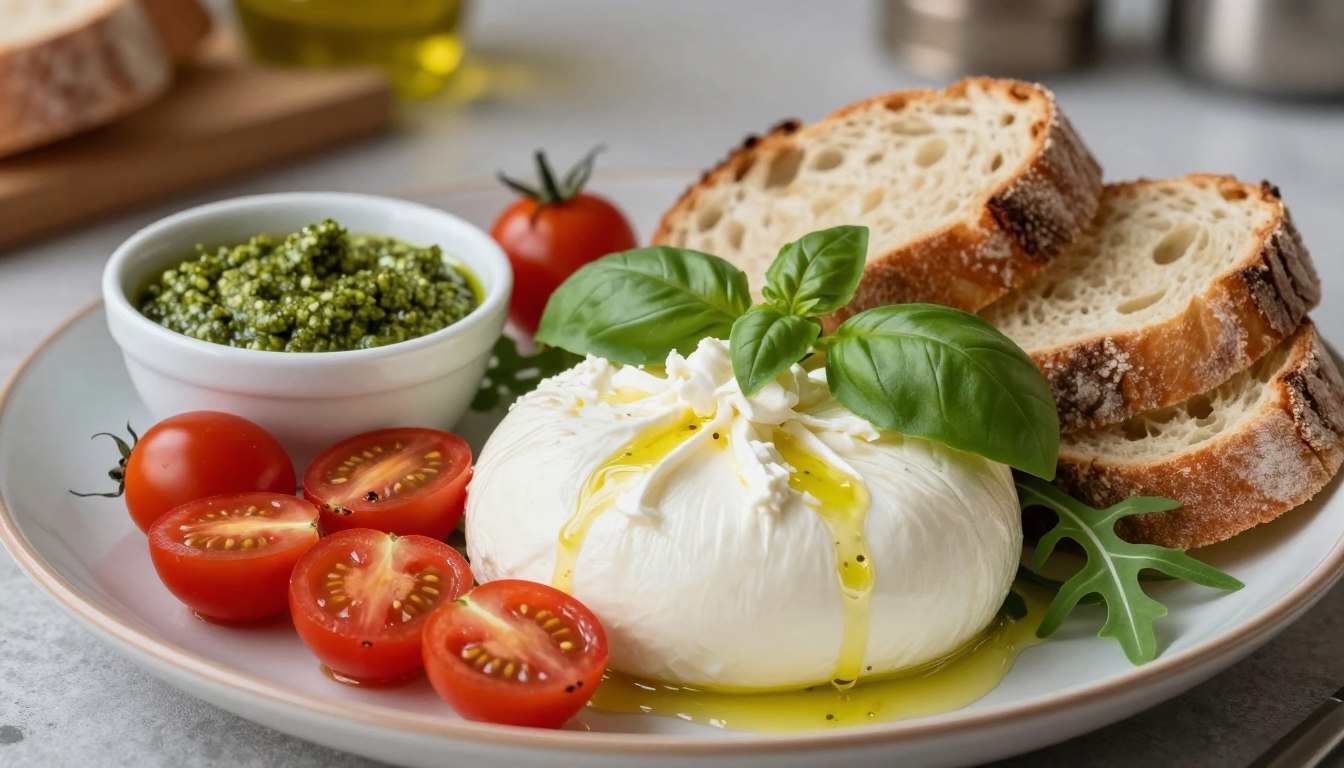 Ser burrata z czym jeść
