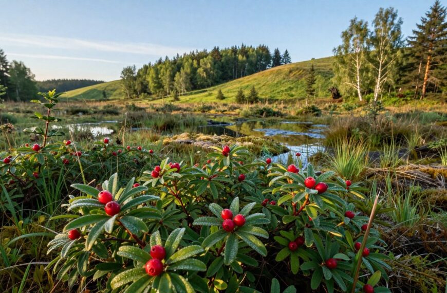 Gdzie rośnie żurawina w Polsce