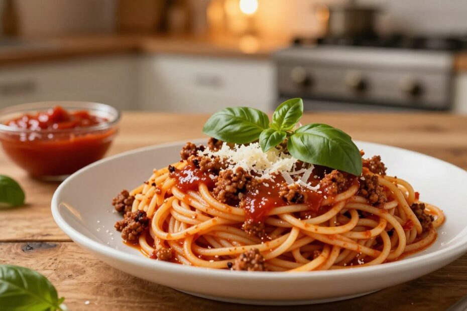 Jak zrobić spaghetti z mięsem mielonym