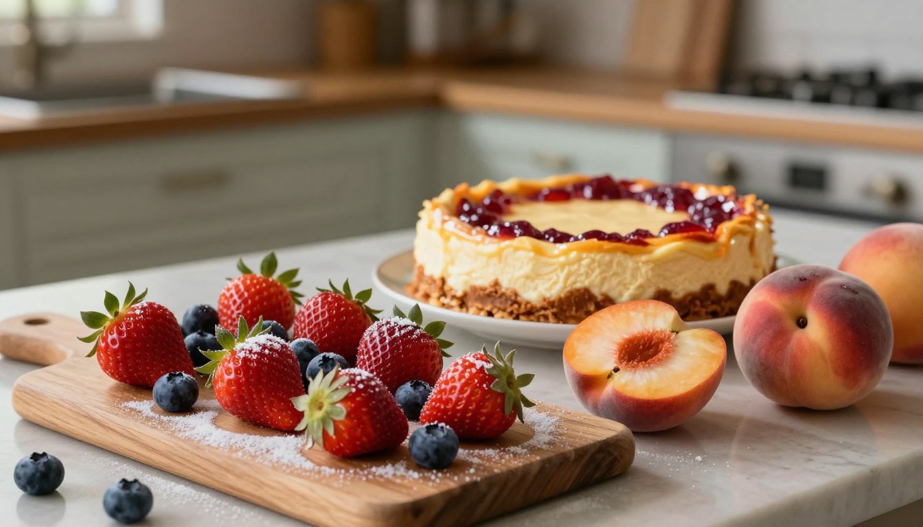 Jakie owoce do sernika pieczonego