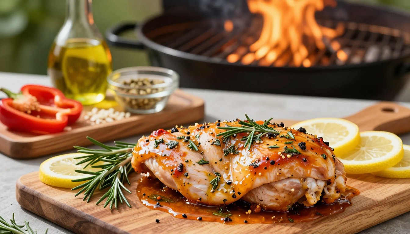 Fileta Marynata do fileta z kurczaka na grill – soczyste mięso bez przesuszenia