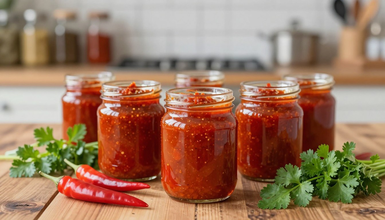 Sos z papryczek chili do słoików