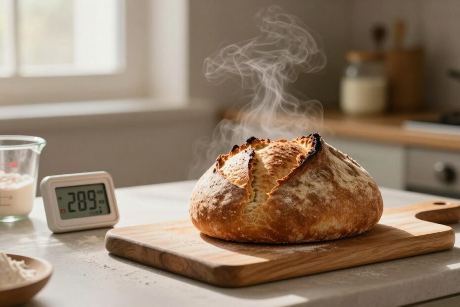 W jakiej temperaturze piec chleb na drożdżach