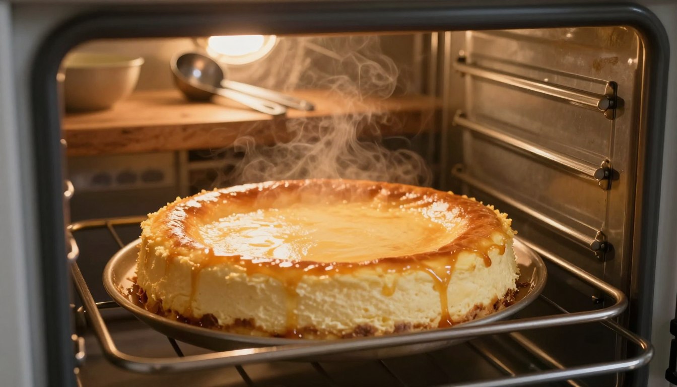 W jakiej temperaturze piecze się sernik