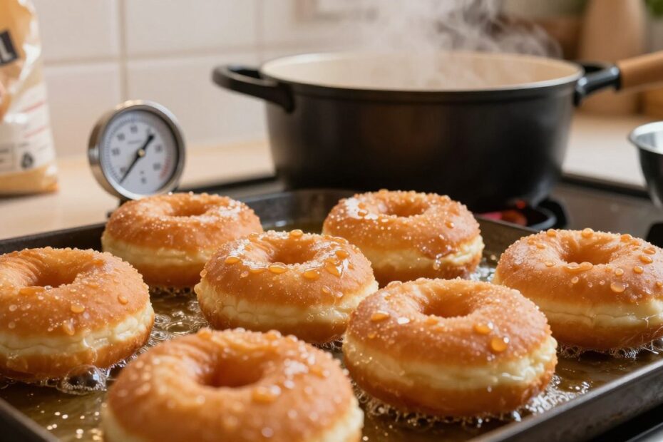W jakiej temperaturze smażyć pączki
