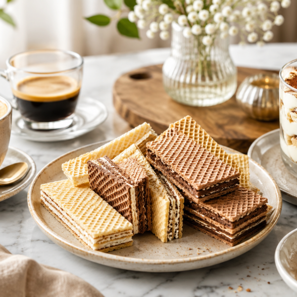 Jak podawać wafle do kawy Pomysły na słodki poczęstunek i szybkie desery