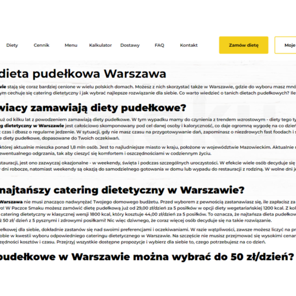 Diety pudełkowe w Warszawie – co wybrać spośród wielu opcji?