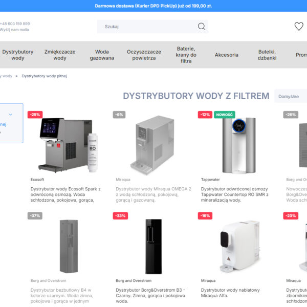 Dystrybutor wody z filtrem. Dlaczego warto mieć go w domu lub biurze?